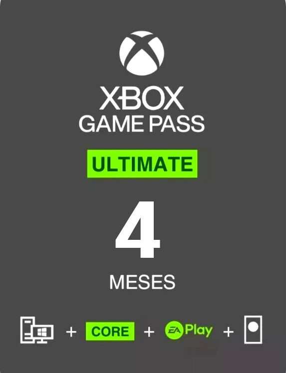 Xbox Game Pass Ultimate 4 Meses